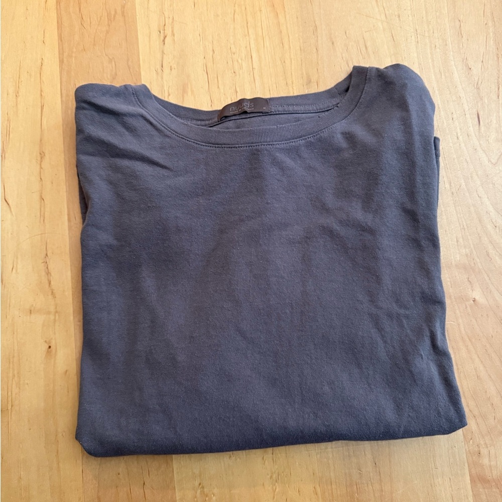 Nuuds Everyday Long Sleeve Tee- Mocha, Medium